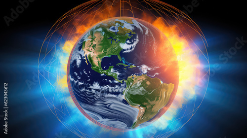 Planet Earth hazard ozone global warming environmental problems