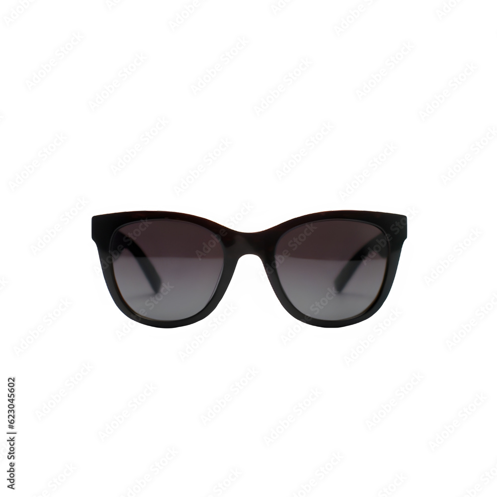 black sunglasses isolated on white png  background