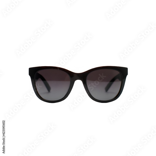 black sunglasses isolated on white png background