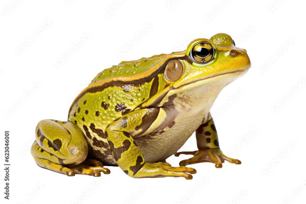 Obraz premium A frog, isolated, white background, generative ai
