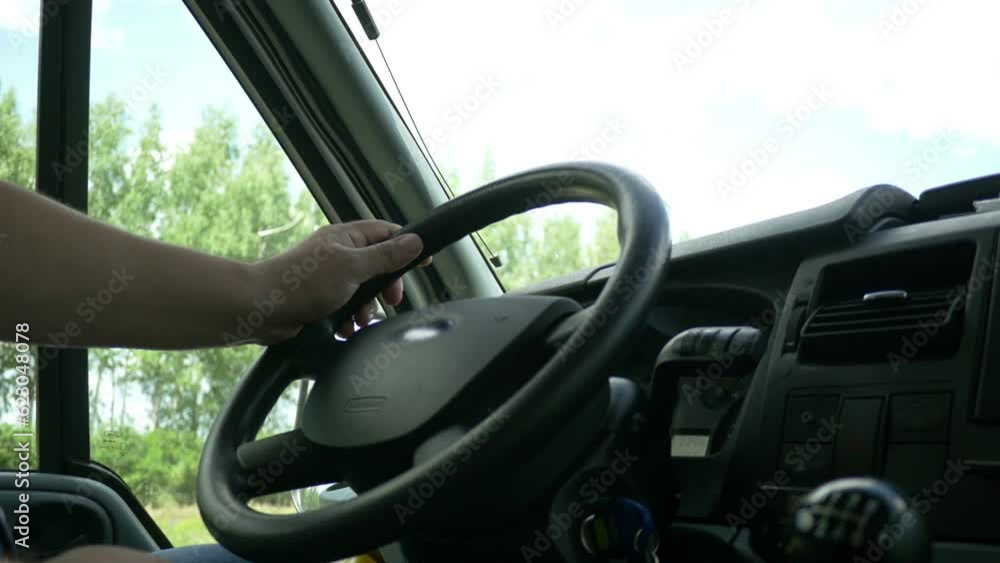 Driving A Van on a sunny day Driving A Van on a sunny day