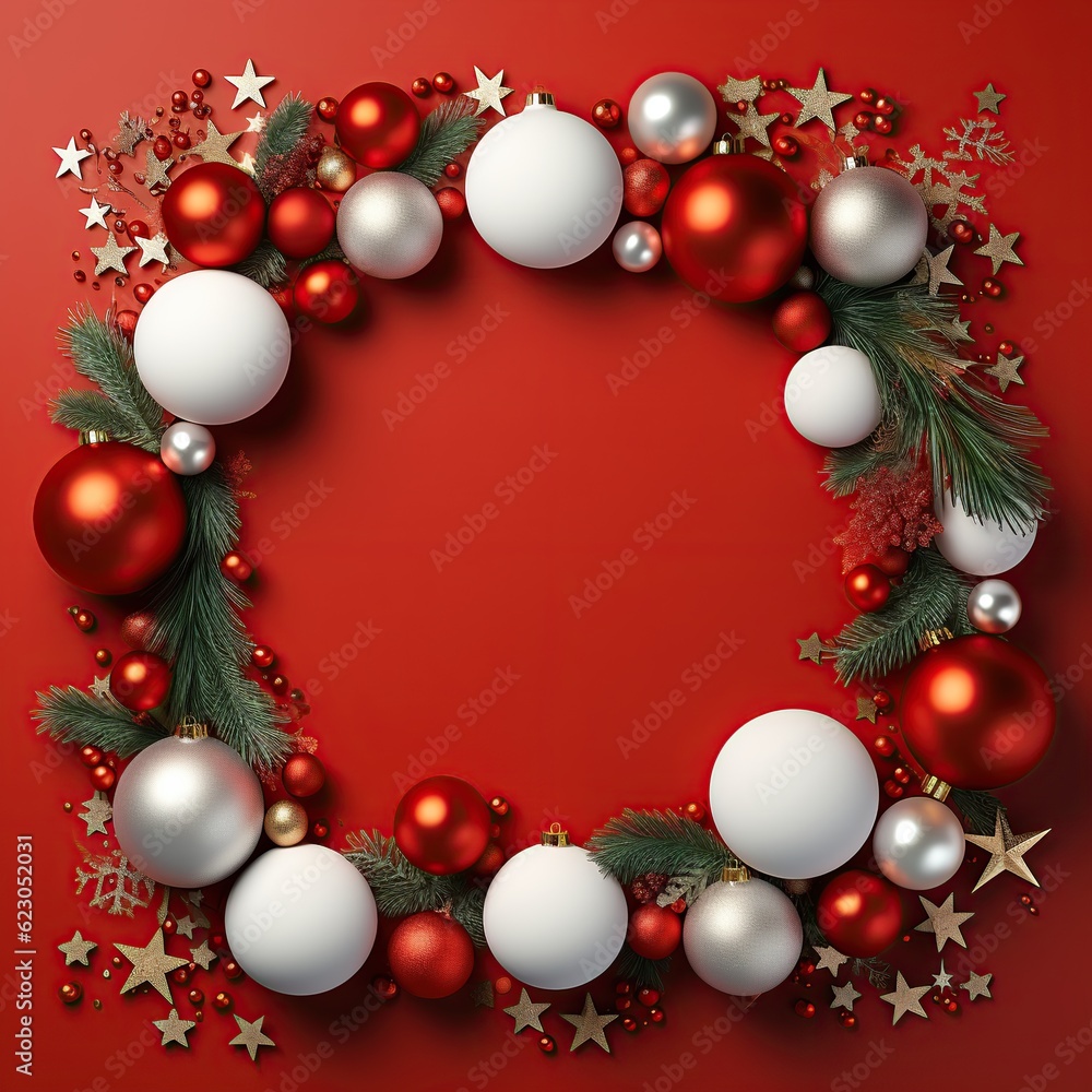 Illustration of Christmas background, AI Generated Illustration of Christmas background, AI Generated