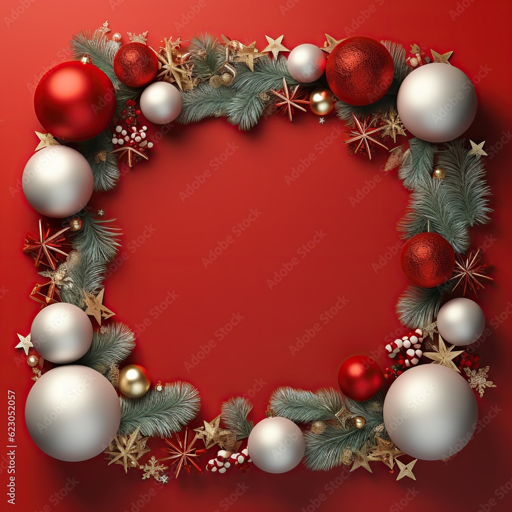 Illustration of Christmas background, AI Generated Illustration of Christmas background, AI Generated