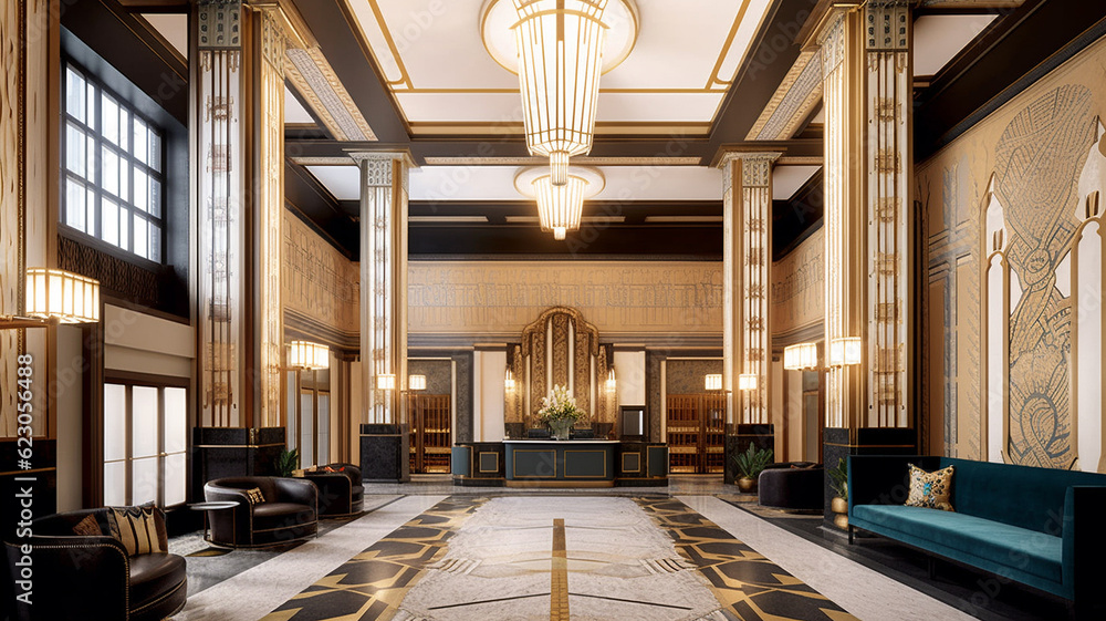 Fototapeta premium Hotel reception