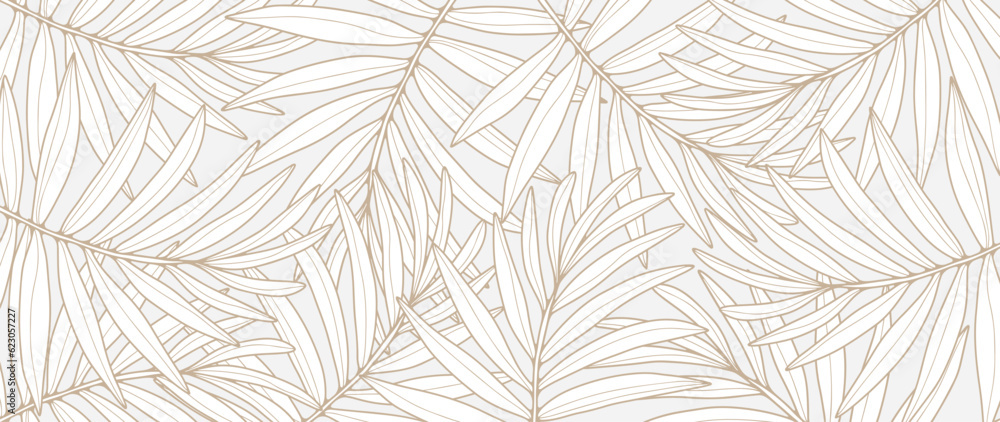 Gentle gray-beige background with branches and leaves. Botanical background for decor, wallpapers, postcards, social media posts, covers and presentations Gentle gray-beige background with branches and leaves. Botanical background for decor, wallpapers, postcards, social media posts, covers and presentations