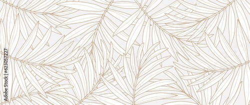 Gentle gray-beige background with branches and leaves. Botanical background for decor, wallpapers, postcards, social media posts, covers and presentations