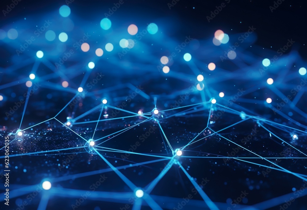 Obraz premium Smart Network and Connection Concept.