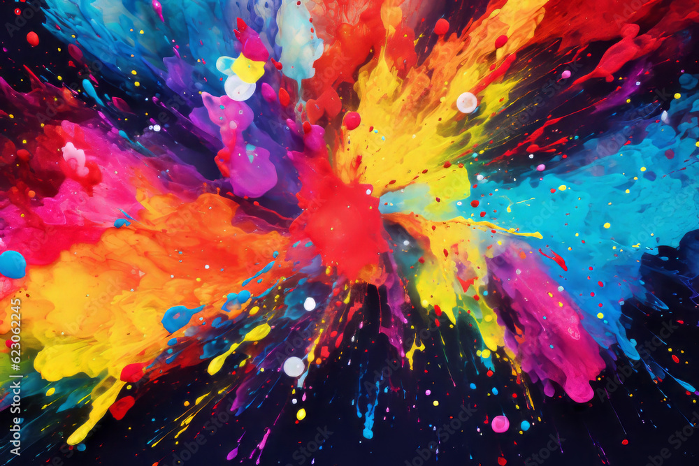 Paint Splatter Background Wallpaper