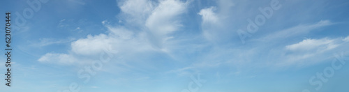 Blue cloudy sky in Australia winter sunny day
