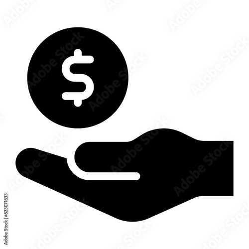 funding glyph icon