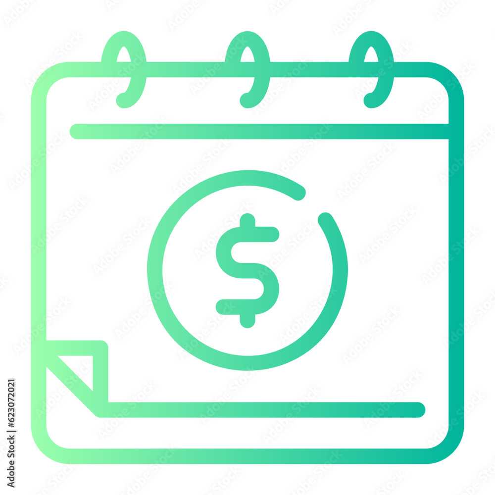 installment plan gradient icon installment plan gradient icon