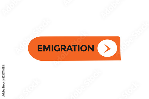 new emigration, level, sign, speech, bubble  banner,
