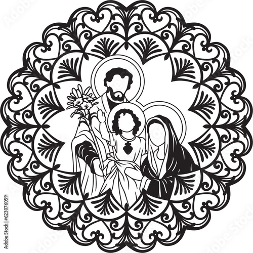Mandala The Holy Family