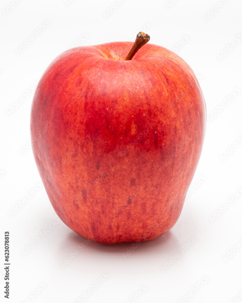 Red Apple Isolated. Realistic Red Apple on a White Background. Red Apple Isolated. Realistic Red Apple on a White Background.
