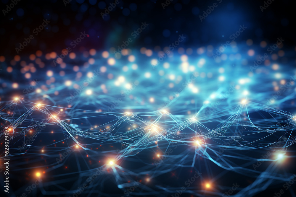 abstract digital technology background with connecting dots and lines abstract digital technology background with connecting dots and lines
