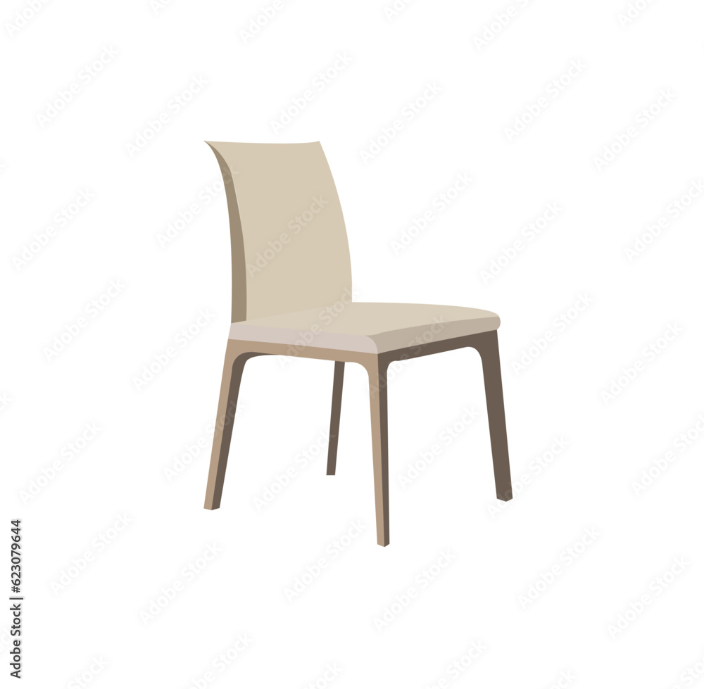 Obraz premium Office chairs silhouettes vector illustration