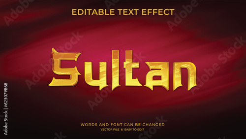 Sultan Editable text effects