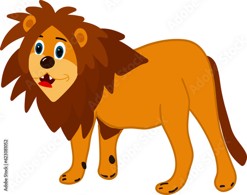 Fototapeta Naklejka Na Ścianę i Meble -  Cartoon lion