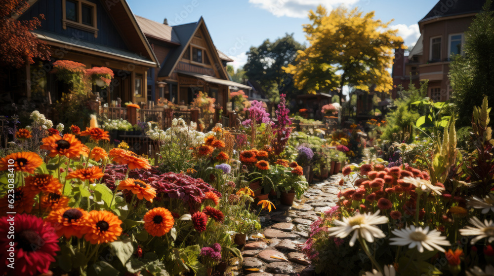 Picturesque Homes, Small Town Houses and Gardens
