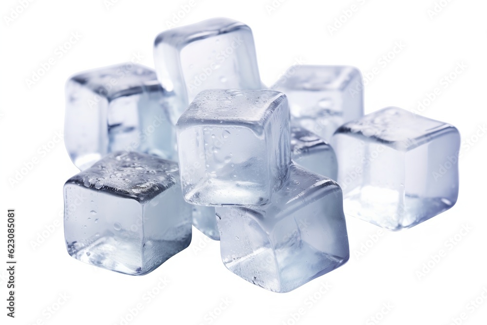 fresh ice cubes isolated on white background png fresh ice cubes isolated on white background png