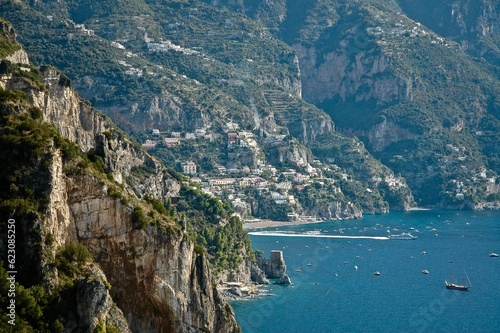 golfo di Amalfi nella costiera Amalfitana . Napoli photo