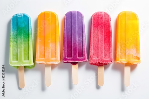 colorful lollipop ice cream isolated on white background png