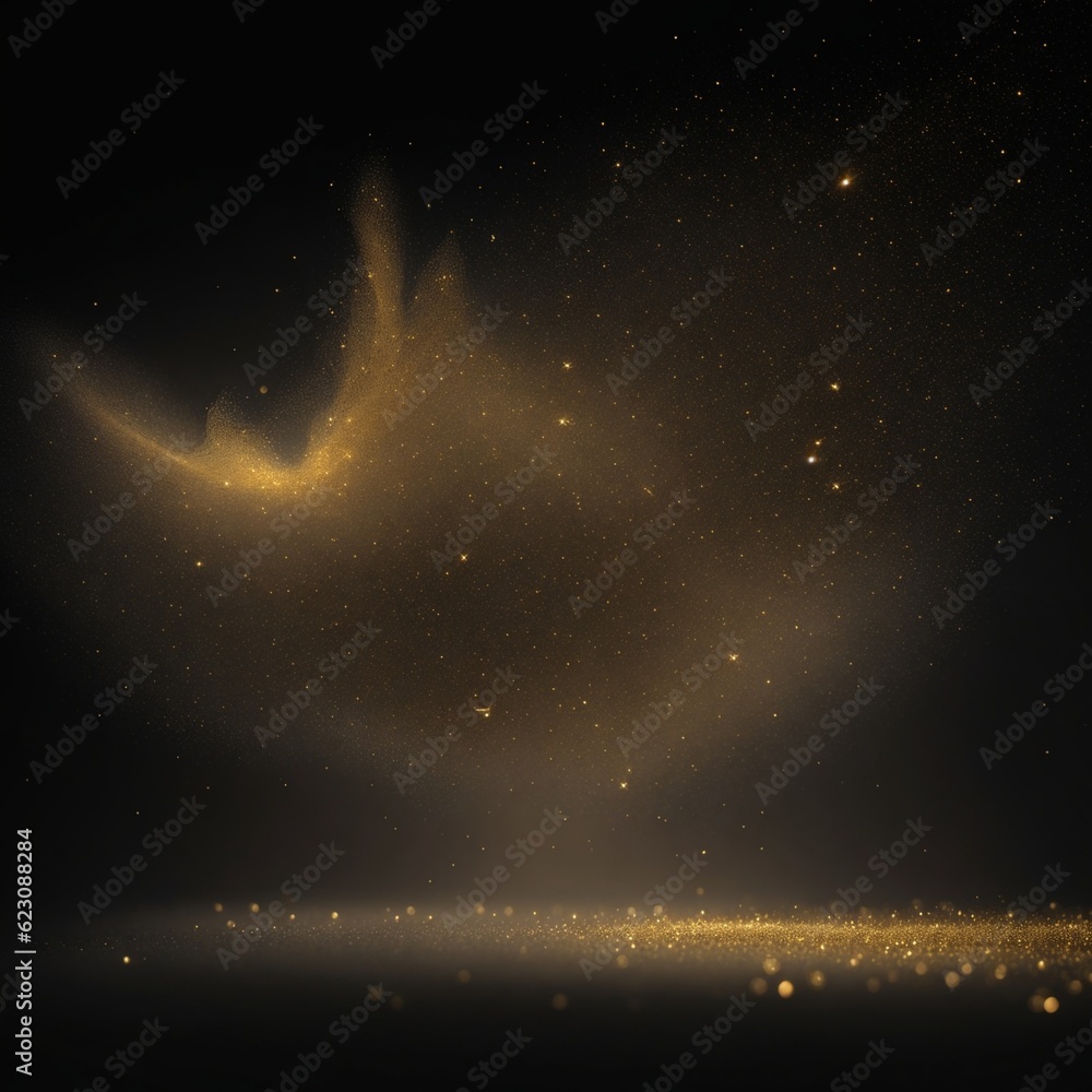 Obraz premium Golden Dust Delight Background
