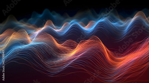 music, waves, background, sound, audio, rhythm, melody, harmony, notes, beats, vibrations, frequency, composition, waveform, musical, symphony, tune, resonance, acoustics, sonorous, sound waves, cresc photo