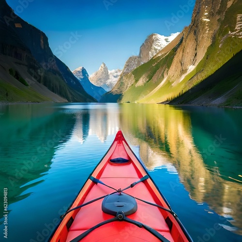 kayak on the lake © Design Studio