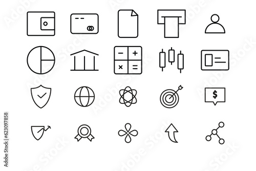 Sleek Monoline Icon Style