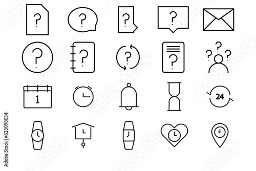 Sleek Monoline Icon Style