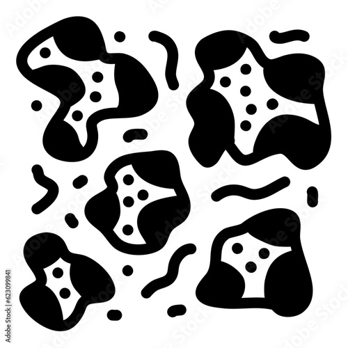 asteroids in space