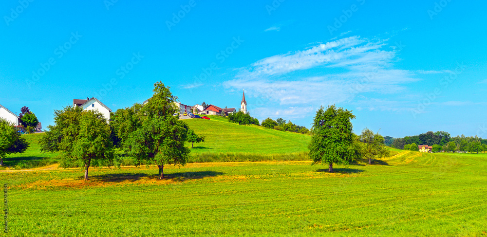 Obraz premium St. Pelagiberg in Gottshaus, Gemeinde Hauptwil-Gottshaus - Kanton Thurgau (Schweiz)