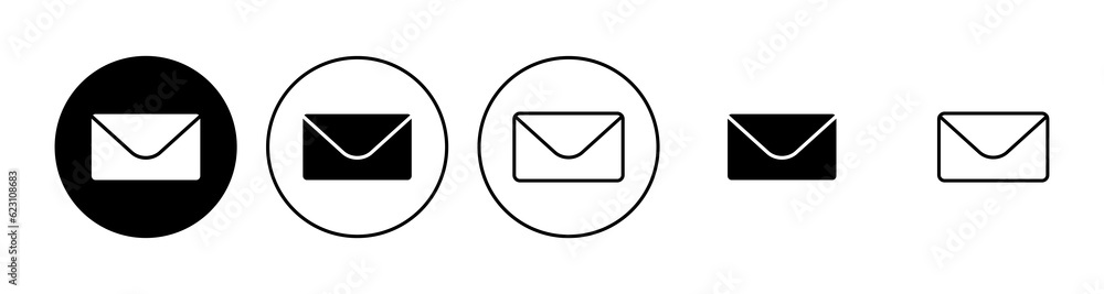Mail icon set. email icon vector. E-mail icon. Envelope illustration Mail icon set. email icon vector. E-mail icon. Envelope illustration