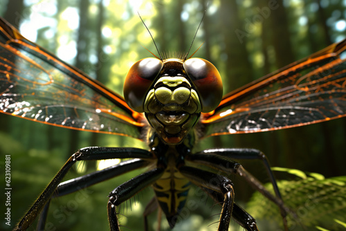 Dragonfly Beetle face photo