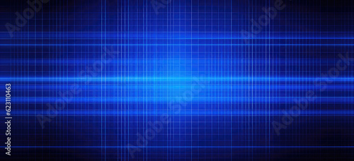 Scan grid background. A base scanning grid or matrix abstract background in blue screen. display monitor for analysis or scanning device. Hand edited generative AI. 