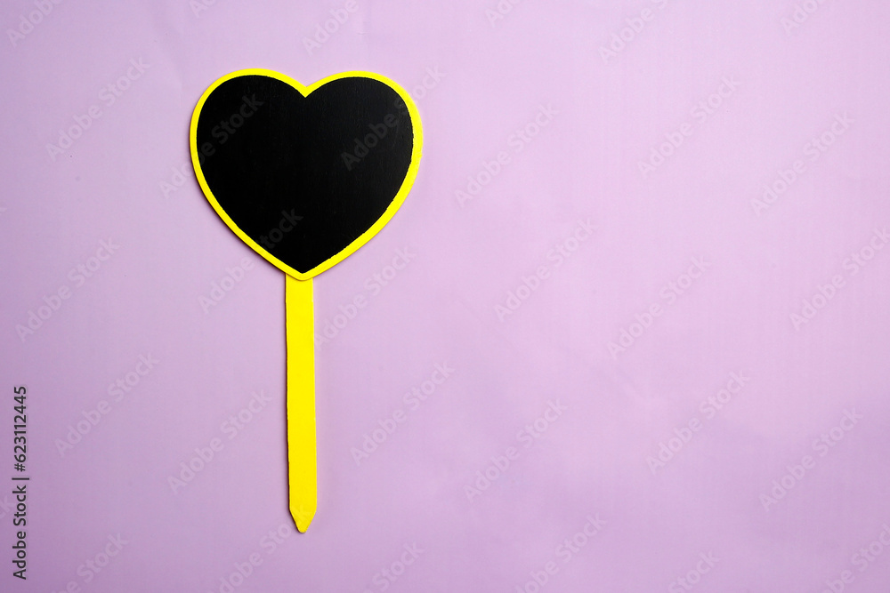 black inscription heart on a colored background. black inscription heart on a colored background.