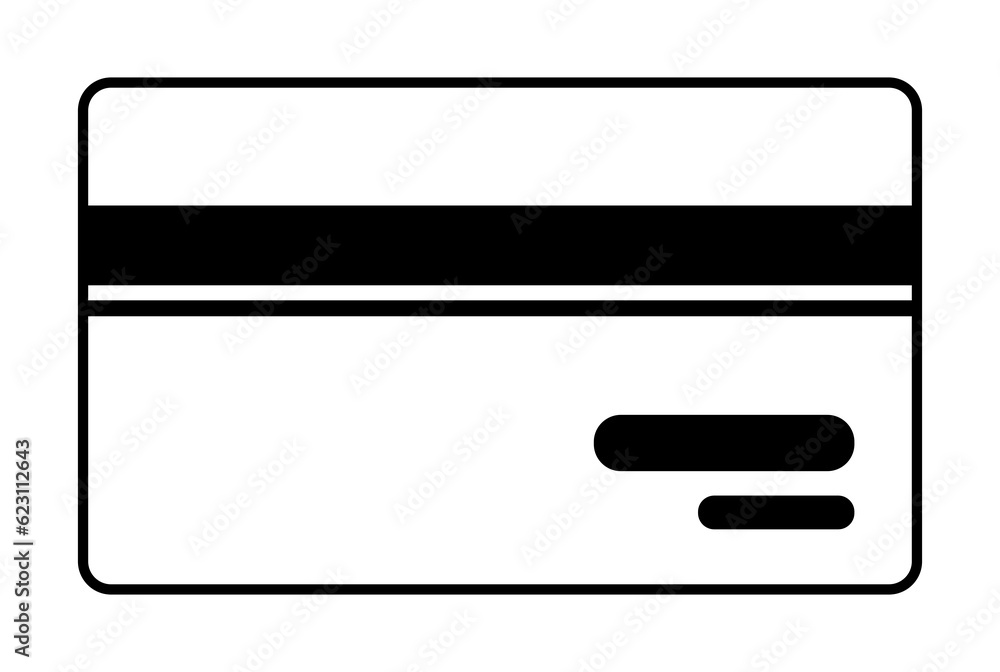 credit card flat icon business symbol art black outline sign artwork credit card flat icon business symbol art black outline sign artwork