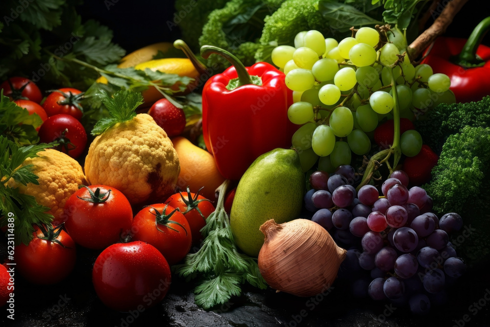 Lots of different vegetables. Generative AI Lots of different vegetables. Generative AI
