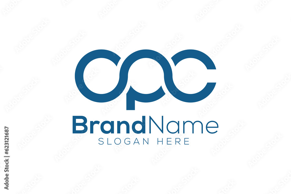 Letter C P C infinity logo design vector template Letter C P C infinity logo design vector template