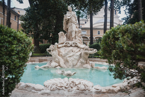 fountain in the park of Rome 