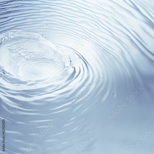 Above of abstract water wave background.copy space for product design.generative ai images.