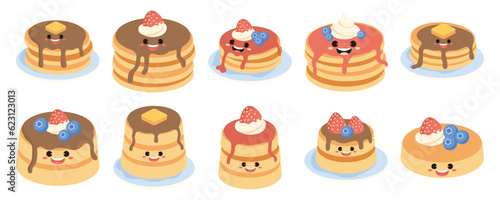 Cute Pancake Illustration