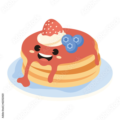 Cute Pancake Illustration