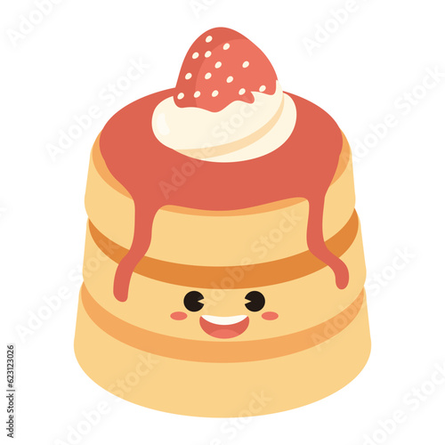 Cute Pancake Illustration