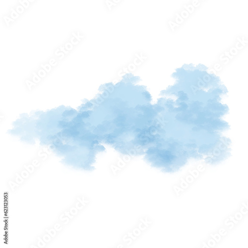 Cloud Watercolor Style