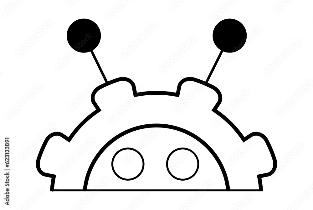wheel control flat outline icon science symbol art sign artwork wheel control flat outline icon science symbol art sign artwork