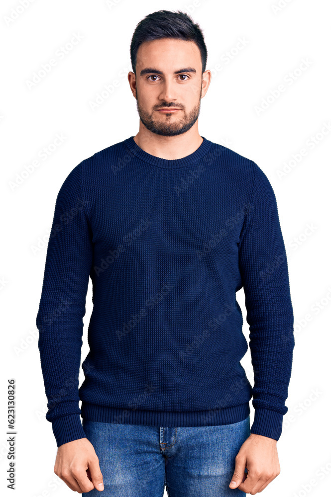 Young handsome man wearing casual clothes depressed and worry for distress, crying angry and afraid. sad expression. Young handsome man wearing casual clothes depressed and worry for distress, crying angry and afraid. sad expression.