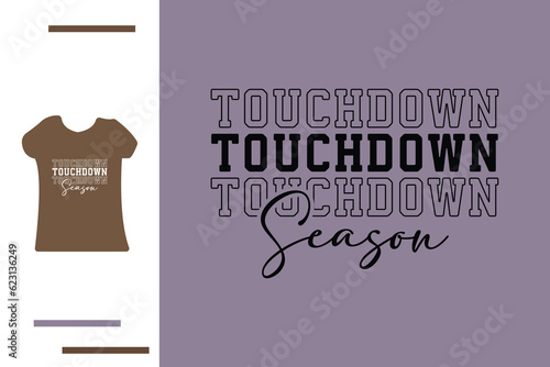 touchdown season t shirt design