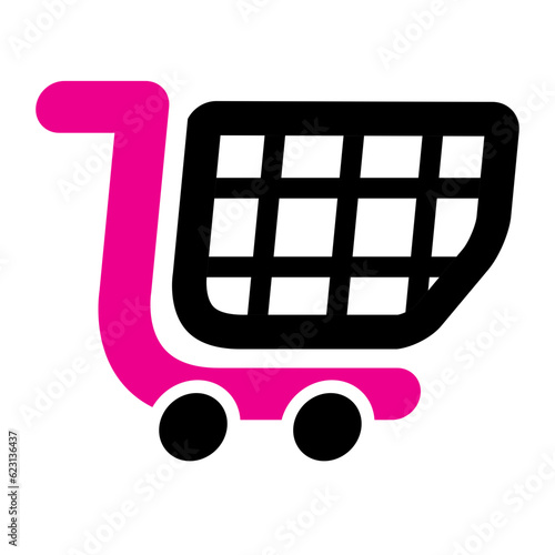 Full shopping cart transparent background symbol icon vector